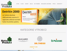Tablet Screenshot of naturprodukt.cz